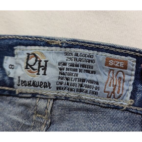 RH jeans Wmns Rare style Made in brazil Size8 Low front rise See measurements - Picture 2 of 12